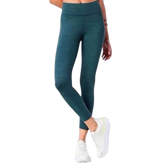 Outdoor Voices TechSweat Core 3/4 Legging High Rise Cropped Evergreen EUC Small - Picture 1 of 6